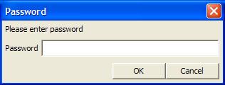 2 Select the backup file. 3 Click Open. The Password dialog box is displayed. 4 In the Password field, specify the password.