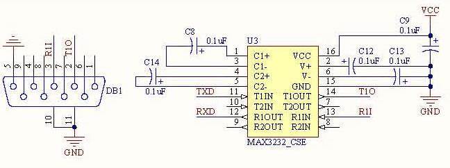 C. Design and implementation of serial communication interface circuit To communicate PIC with PC, a serial interface chip must be added between the PIC and PC to match the two levels.