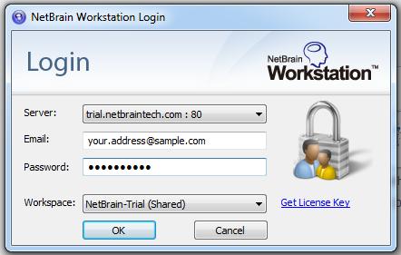 Getting Started To get started, login to the NetBrain workstation using the instructions below. Instructions: 1. Launch NetBrain ITE 5.2 from your desktop. 2.