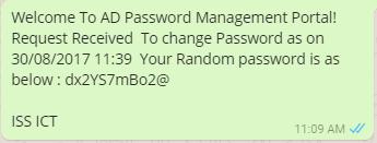 One Time Random (temporary) Password will be sent on registered mobile number.