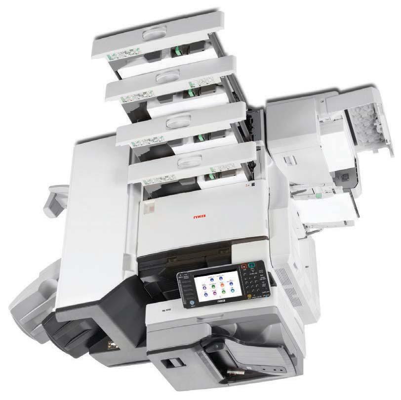optimise production, distribution, security and document management in one easy-to-use system 100-Sheet Automatic Reversing Document Feeder (ARDF) Handles multi-page and double-sided originals up to
