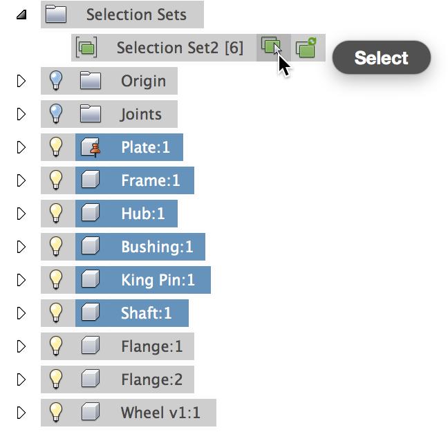 Selection Sets allow you to group multiple objects and select them at any time with a single click.
