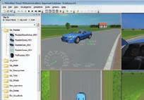 Automotive Simulation Models / MotionDesk MotionDesk 3-D online animation of simulated mechanical systems in real time Highlights Intuitive graphical scene design 3-D object library with objects in