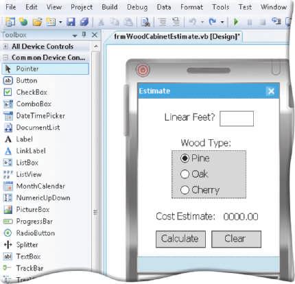 Visual Basic objects include items such as buttons, text boxes, and labels.