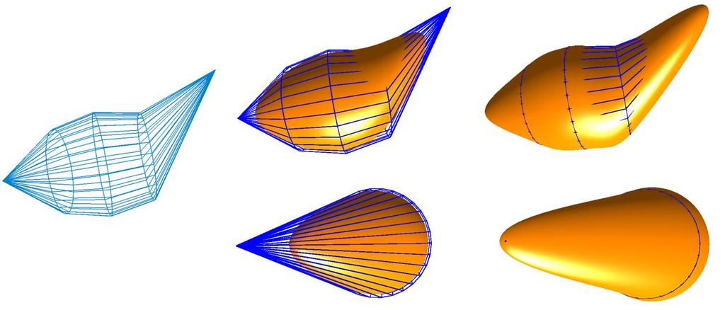 2 The polar surface can handle high valence very well. However, all current polar subdivision schemes are approximating, i.e. the generated limit surface will not interpolate the given control mesh.