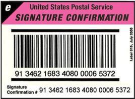(certified label) Barcodes are NOT IMpb compliant BUT the USPS will accept packages using these labels for