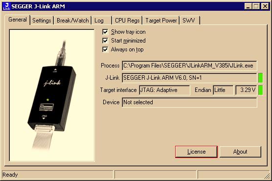 6.2 Licensing Some J-Links are available with device-based licenses for flash download or flash breakpoints, but the standard J-Link does not come with a built-in license.