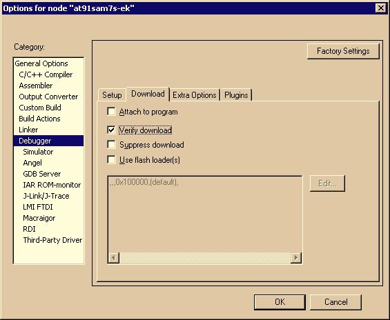 For different debuggers there are different steps required to enable J-Link flash download and flash breakpoints which will be explained in this section. 6.4.