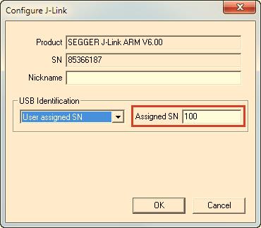 68 CHAPTER 3 Setup If you choose the USB identification method "User assigned SN", you must also enter a valid, customized serial number which is used to identify the selected emulator.