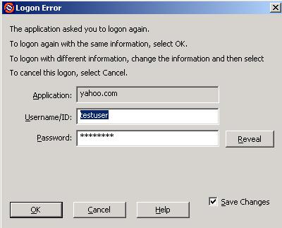 Creating and Using Logons Handling Logon Errors Setting Logon Options When you enable the Auto-Recognize function, TAM E-SSO automatically detects and responds to logon and password-change requests