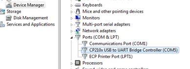 When setting a COM port manually, click the Manual Checkbox and select your