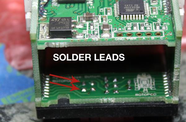 solder the RED LED s if you trim