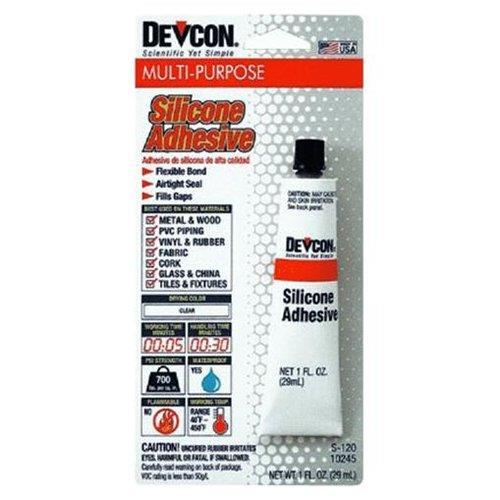 The best adhesive to glue silicon rubber to the aluminum housing (IMHO) is Devcon Multi- Purpose Silicon Adhesive.