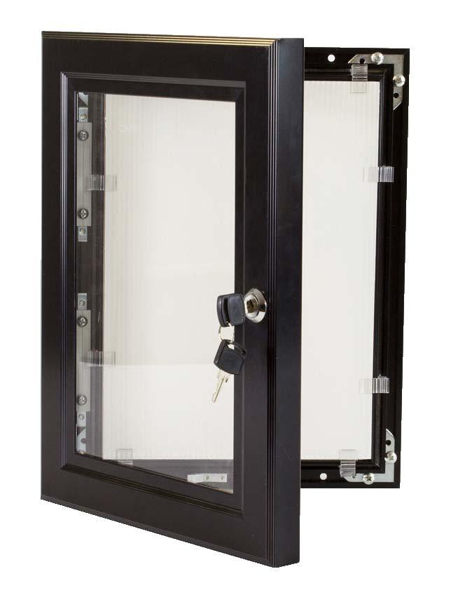 LOCKABLE POSTER CASES Any school, college, doctors surgery or council offices wouldn t be the