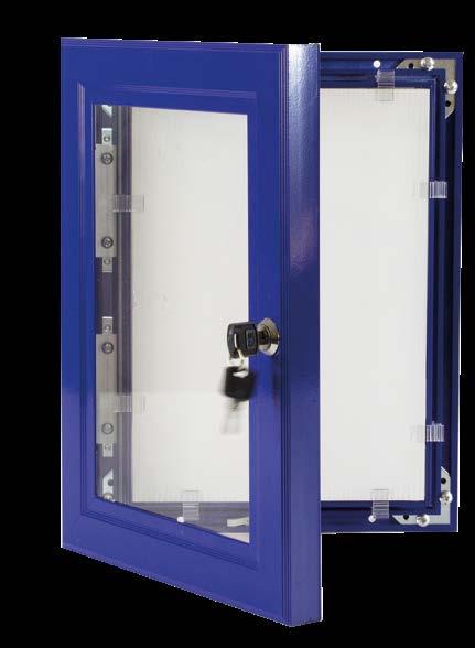 has two locks Cover can be opened up to 90 degrees Profile width is 45mm Depth of case is 30mm Includes wall fixing kit A3 A2 A INP72539 30 x 40 Poster Size INP72542 40 x