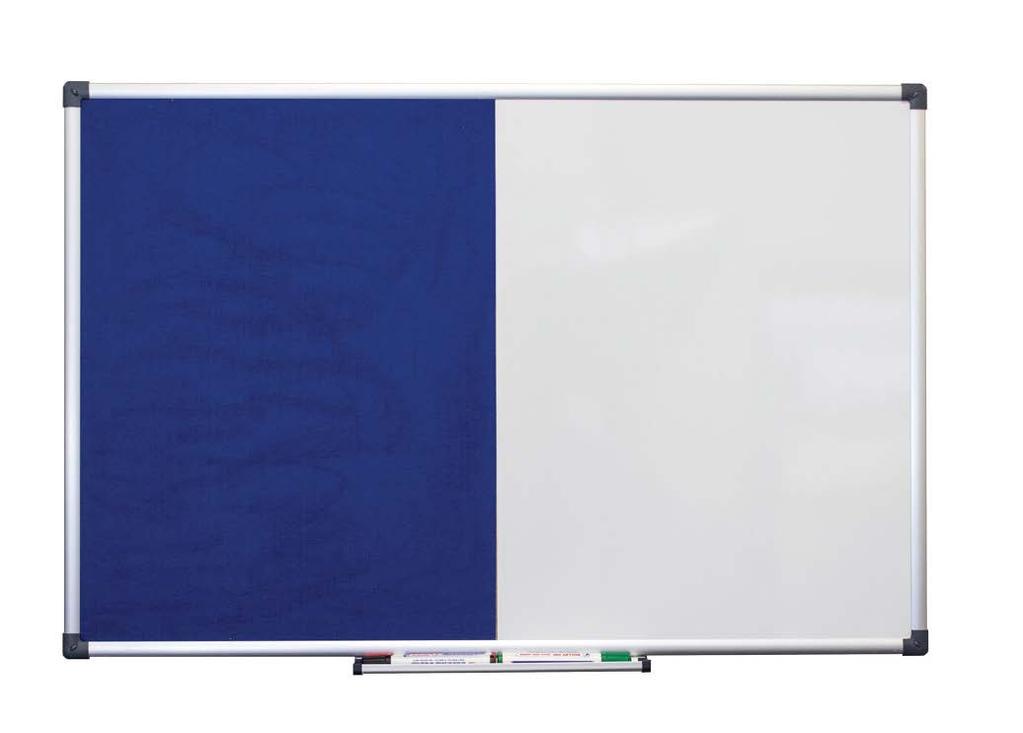 COMBI NOTICE BOARD BLUE PORTABLE EASEL Magnetic dry