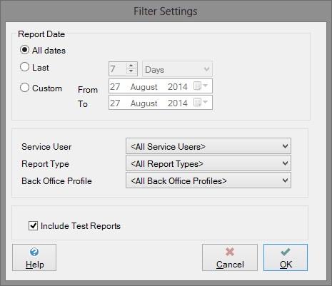 To begin with, the filter is set to certain default settings which you will see when you open the filter.