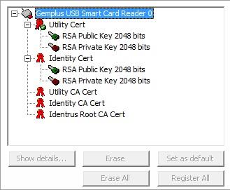 4. Select the certificate at the top of the certificate tree (bottom