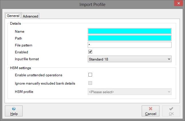 More: Back Office Profile Configuration Adding an import profile Import Profiles - Advanced Editing an import profile Deleting an import profile 5.