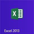 Starting Microsoft Excel Windows 8: Start screen: All Apps