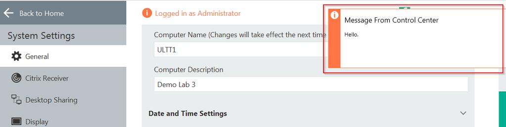 If you select this option, the action will be performed automatically. The user who is operating the RM will not be able to stop the action from being performed. Figure 2.