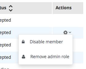 ADDING ADMINISTRATORS Once someone has accepted an invitation to join a workgroup, they can be given permission to access Workgroup Administration. 1 1.