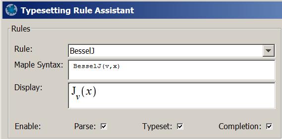 Alternatively, the interactive Rules Assistant accessed from the View menu can be used, provided extended typesetting has been implemented.