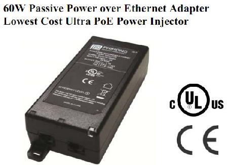 adapter or using POE (power over