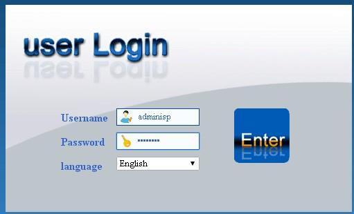 Login to the WEB management interface Note: You can modify the password after entering WEB management interface.