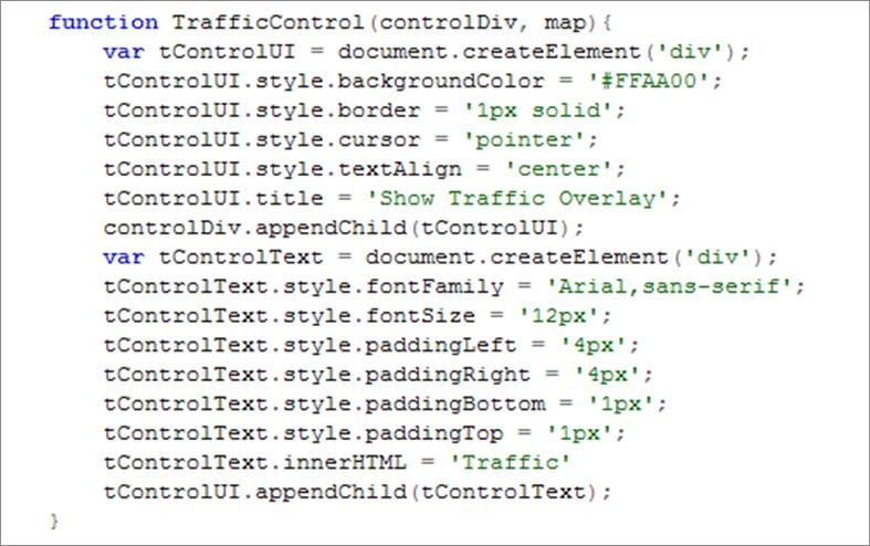 To do this we must add an event listener to the TrafficControl() function. 3.