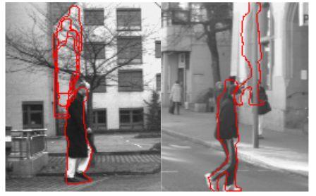 Edge features (cont.) Disadvantages: high rate of false positives when the camera was near to object. Gavrila, D. M., & Philomin, V. (1999).