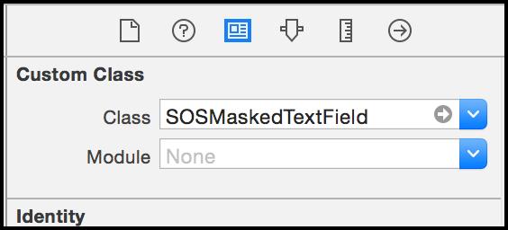 Field Masking 3. From the Identity Inspector, specify the text field style settings in the User Defined Runtime Attributes section.