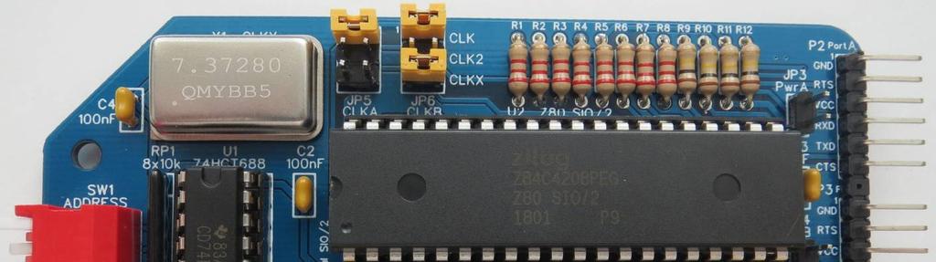 Overview The Z80 SIO/2 module (SC04) provides two TTL serial ports with very flexible input and output connectivity, as well as support for Z80 mode 2 interrupt daisy chaining.