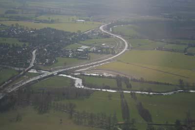 Figure 1: oad alignment as seen on a map Figure oad alignment as seen from the air Figure 3: oad curving over a river Figure 4 oad with junctions after construction Background Theory Horizontal