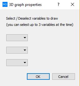have a canvas in the document and we want to insert a graph in it we will press the 3D Graph icon and click in the canvas to the position where we want to place it.