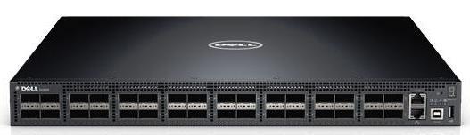 2.4 Dell Networking S-Series S6000 Managed Switch The Dell Networking S6000 10/40GbE switch (Figure 9) supports Top-of-Rack (ToR), Middle-of-Row (MoR) and End-of-Row (EoR) connectivity to 10GbE