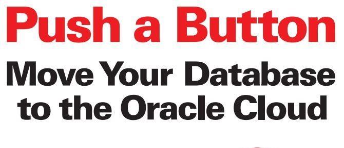 Transparent Database Migration Across Hybrid Clouds Oracle public and private DBaaS are built on shared standards and technologies Database works exactly the same,