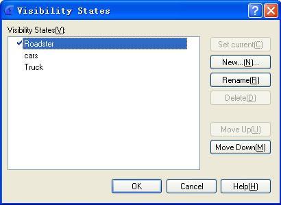 Add Parameter of Visibility: Enter into Block Editor by Double-clicking the block or right- click the menu, click the button
