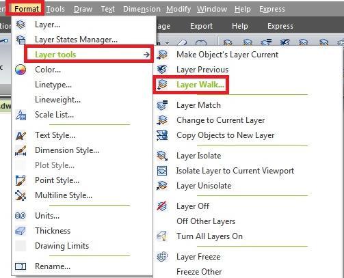Layer How to use GstarCAD Layer walk? Have you ever get confused which created objects are on which layer?