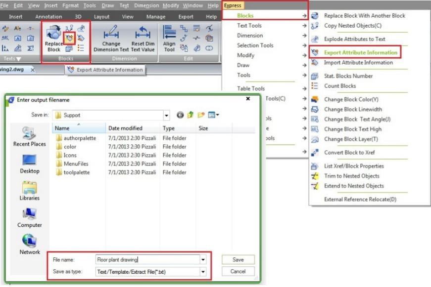 Express Tools How to edit block attributes in Microsoft Excel?