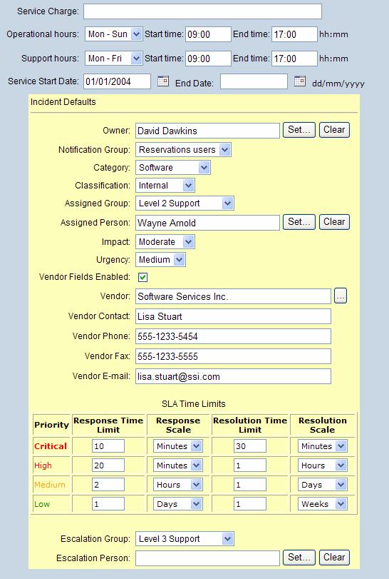 Group Services logically, and link them to
