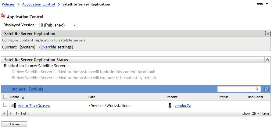 4 Configure the content replication settings for the Primary Servers: 4a In the Policy Management panel, click Primary Server Replication.