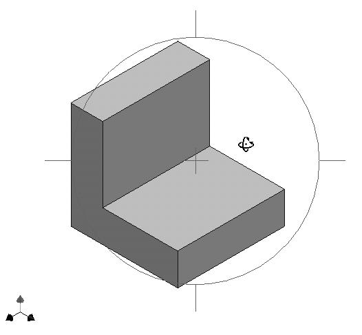 commands. Reset the display to the Isometric view as shown in the above figure before continuing to the next section.
