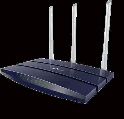 The Wireless N router creates strong Wi-Fi connections for devices throughout your