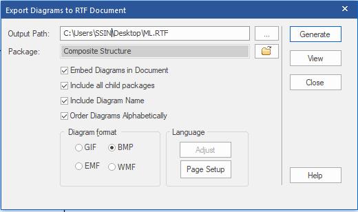 Tip #20: Export Diagrams to RTF Document Generate a Diagrams Only report from Model using the "Export Diagrams