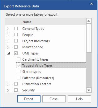 Tip #35: Export Tagged Values Figure 32 Change Element Default Color Use Configure Model Transfer Export Reference Data and select