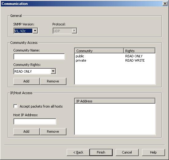 8 Communication Description of the parameters are as follows: SNMP Version: This parameter specifies the SNMP version. Options include V1, V2c, and V1, V2c. The default setting is V1, V2c.