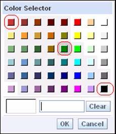 Click a blank box under the Color option of the Format Chart Data.