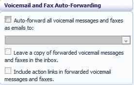 If you want to also leave a copy of the message in your mailbox (so you can view them in CommPortal), check Leave a copy of forwarded voicemail messages and faxes in the inbox. 4.