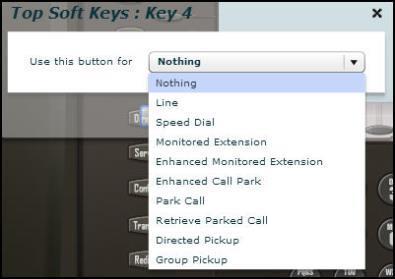 Configurable key To select a key, click it.